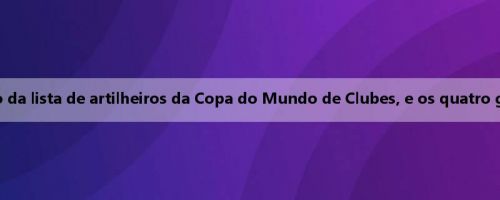 Di Maria chegou ao topo da lista de artilheiros da Copa do Mundo de Clubes, e os quatro gols foram todos pênaltis