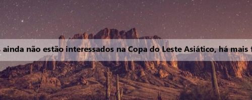 Mídia coreana: os fãs sul-coreanos ainda não estão interessados na Copa do Leste Asiático, há mais fãs de Hong Kong do que coreanos